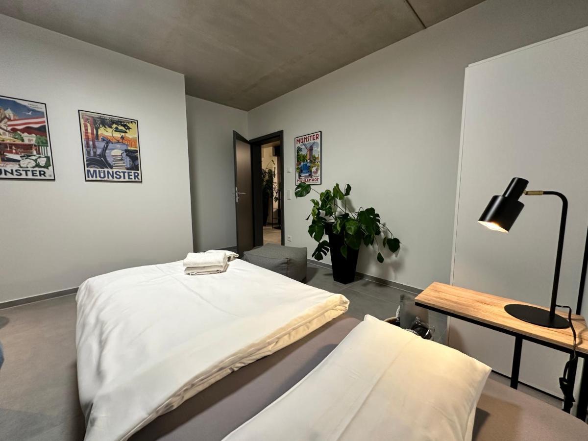 Luxurioeses Apartment Direkt Am Kanal 125 M² - Youpartments Munster  Luaran gambar
