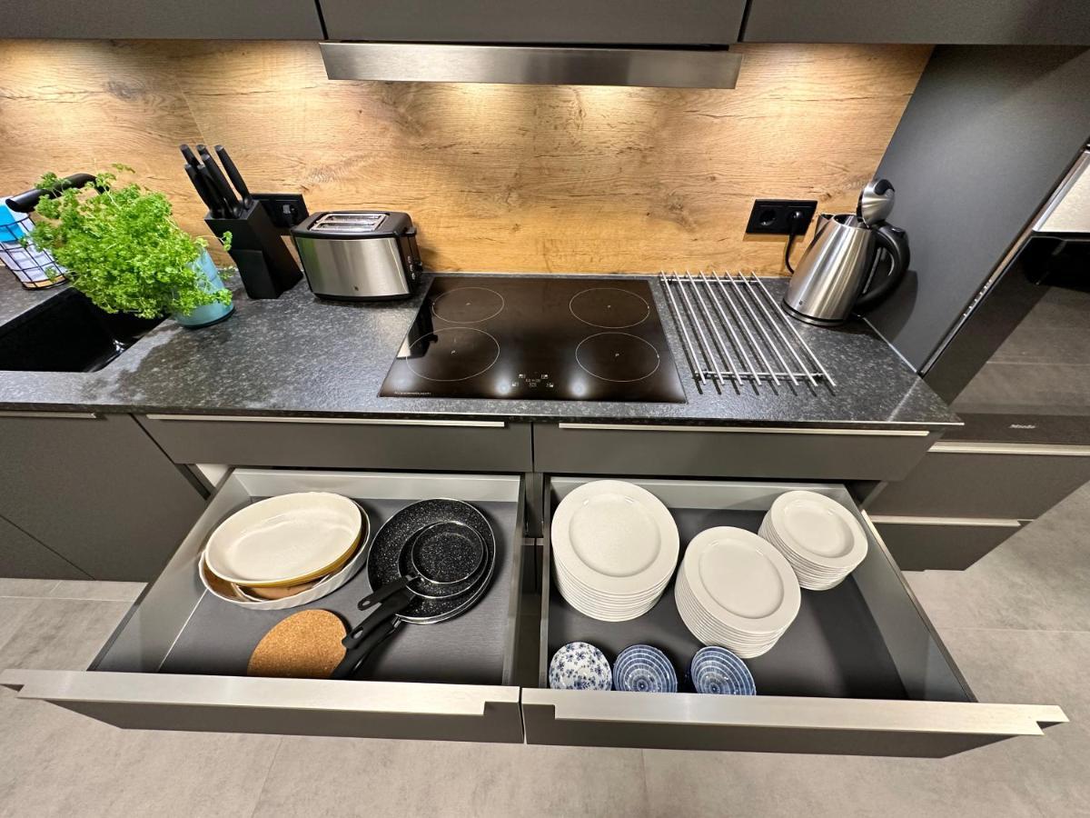 Luxurioeses Apartment Direkt Am Kanal 125 M² - Youpartments Munster  Luaran gambar