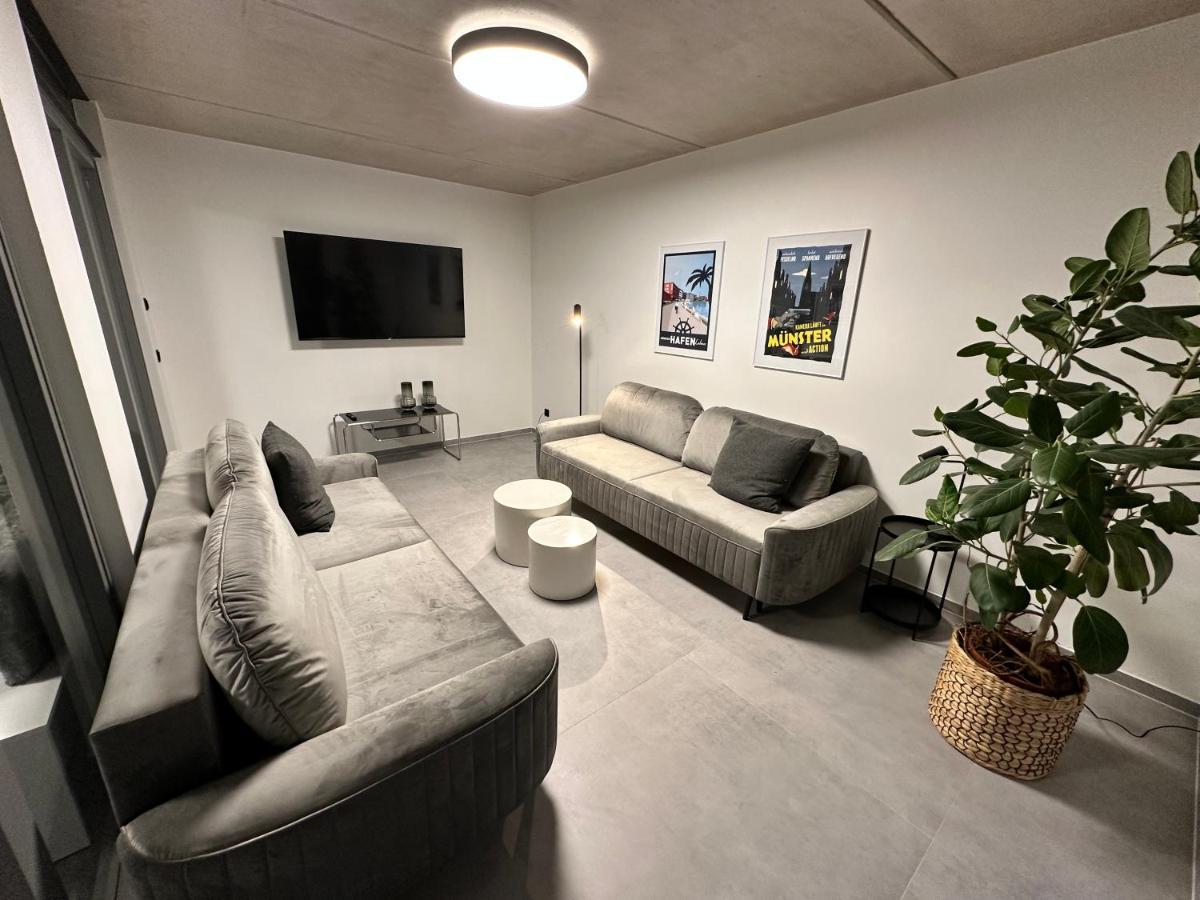 Luxurioeses Apartment Direkt Am Kanal 125 M² - Youpartments Munster  Luaran gambar