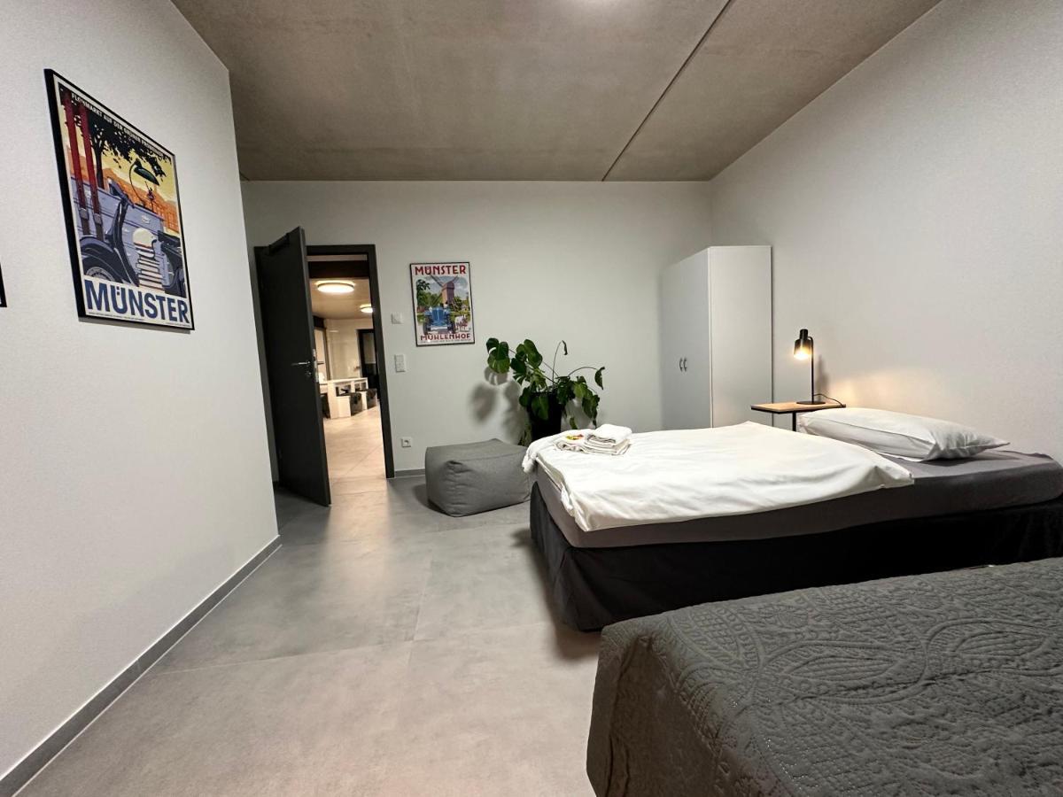 Luxurioeses Apartment Direkt Am Kanal 125 M² - Youpartments Munster  Luaran gambar